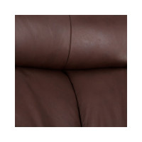 Кресло руководителя Helmi HL-ES03 Invincible повышенной прочности, кожа коричневая, хром 282339