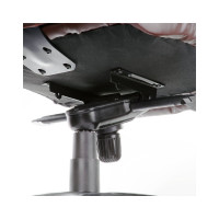 Кресло руководителя Helmi HL-ES03 Invincible повышенной прочности, кожа коричневая, хром 282339