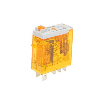Миниатюрное промышленное реле Finder 1 CO конт. 16а, 230в Ac, подключение через fAston, 466182300040