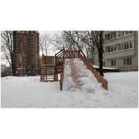 Детская заливная горка MoyDvor Swan-2