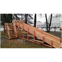 Детская заливная горка MoyDvor Swan-2