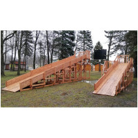 Детская заливная горка MoyDvor Swan-2