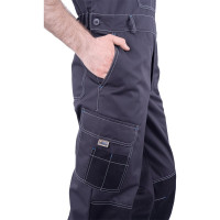 Летний полукомбинезон iForm ТУРБО SAFETY, темно-серый/черный Ком 669/120/182