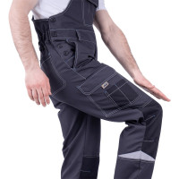 Летний полукомбинезон iForm ТУРБО SAFETY, темно-серый/черный Ком 669/120/182