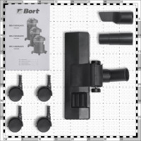 Пылесос для сухой и влажной уборки BORT BSS-1220 BLACK 93412598