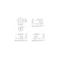 Накладная раковина HATRIA H.HOUR 18.00 S без отверстий для смесителя A0Y2A025