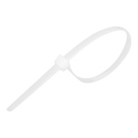 Нейлоновый хомут для стяжки On 3х200 мм, белый, 100 шт./уп. 18-04-302