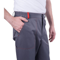 Летний костюм ГК Спецобъединение КМ-10 ЛЮКС, серый/красный/черный Кос 575/96/182