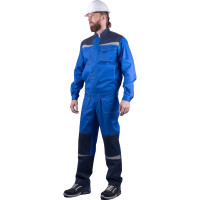 Летний костюм ГК Спецобъединение КМ-10 ЛЮКС, васильковый/темно-синий Кос 578/120/194