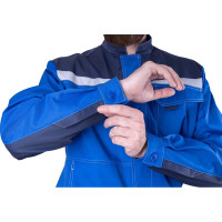 Летний костюм ГК Спецобъединение КМ-10 ЛЮКС, васильковый/темно-синий Кос 578/120/194