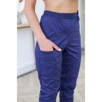 Женский хирургический костюм Факел Модерн-004 MedLine, темно-синий, размер 42 87484410.002