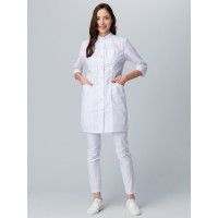 Женский халат Факел Симпл-001 MedLine, белый, размер 44 87482333.002