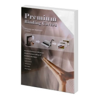 Обложки для переплёта Office Kit А4 глянцевые белые 250 г/кв.м упаковка 100 шт GWA400250