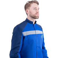 Летний халат ГК Спецобъединение РОУД василек/темно-синий Хал 550/120/170