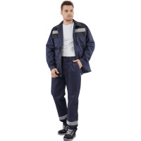 Костюм ГК Спецобъединение АРТЕЛЬ темно-синий/черный, р. 120-124, рост 170-176 Кос 570/120/170