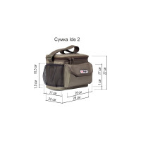 TAIFHUNTER Сумка IDE 2 РС-0014-280x200x210и РС-0014-280х200х210и