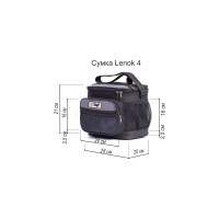 TAIFHUNTER Сумка LENOK 4 РС-0004-280x200x210и РС-0004-280х200х210и