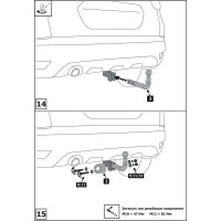 Фаркоп разборный Nissan Terrano III 2014-н.в./Renault Duster I, II 2010-н.в., Kaptur 2016-н.в. BERG F.4711.001
