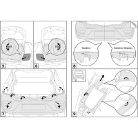 Фаркоп разборный Renault Logan II SD 2014-н.в./Logan Stepway SD/Sandero/Sandero Stepway 2014-н.в. BERG F.4712.001