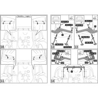 Фаркоп разборный Renault Logan II SD 2014-н.в./Logan Stepway SD/Sandero/Sandero Stepway 2014-н.в. BERG F.4712.001