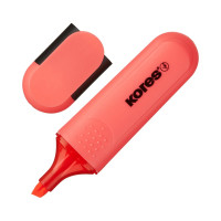 Маркер-текстовыделитель Kores Bright Liner Plus цвет красный толщина линии 0.5-5 мм 1309421