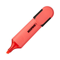 Маркер-текстовыделитель Kores Bright Liner Plus цвет красный толщина линии 0.5-5 мм 1309421