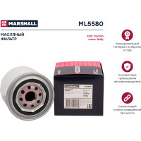 Фильтр масляный Fiat Ducato (244, 250-254, 290) 02-, Iveco Daily III-VI 05- MARSHALL ML5580