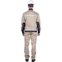 Летняя куртка iForm ТУРБО SAFETY бежевый/темно-серый Кур 402/88/182