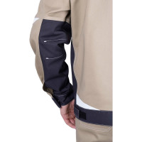 Летняя куртка iForm ТУРБО SAFETY бежевый/темно-серый Кур 402/88/182