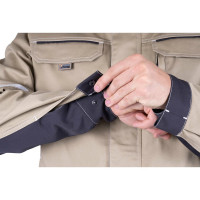 Летняя куртка iForm ТУРБО SAFETY бежевый/темно-серый Кур 402/88/182