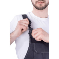 Летний полукомбинезон iForm ТУРБО SAFETY темно-серый/черный Ком 669/88/182