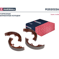 Тормозные колодки барабанные задние Toyota Corolla VI E90-VIII E110 87- MARSHALL M2520226