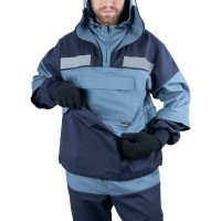 Противоэнцефалитный костюм ГК Спецобъединение БИОСЕЙФ ПРОТЕКТ, серый-синий Кос 092/88/170