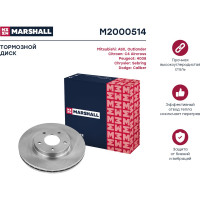 Тормозной диск передний Mitsubishi ASX 13- / Outlander III 12-, Peugeot 4008 12- MARSHALL M2000514