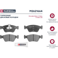 Колодки тормозные дисковые передние MB C-Class W202 95-/E-Class W210 95-/CLK W208 97- MARSHALL M2621664