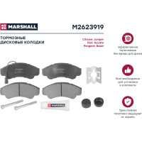Колодки тормозные дисковые передние Citroen Jumper I 94-, Fiat Ducato II, III 94-, Peugeot Boxer MARSHALL M2623919