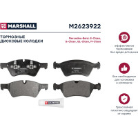 Колодки тормозные дисковые передние MB E-Class W211 03-/GL-Class X164 06-/M-Class W164 MARSHALL M2623922