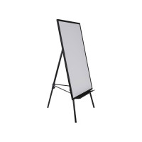 Флипчарт магнитно-маркерный DELI, лак, 60x90 см, на треноге, белый E7885