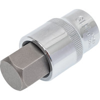 Набор насадок торцевых с 6-гранными вставками-битами (1/2"DR, H4-H19, 11 шт.) Ombra 912211