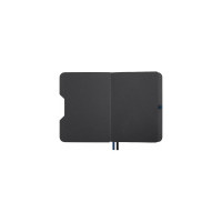 Блокнот BRAUBERG А5, 162x218мм, NOTE, под кожу, софт-тач, с резинкой, 80л, клетка, синий 113438