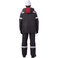 Зимний костюм ГК Спецобъединение СТАРАТЕЛЬ серый/красный Кос 203/88/182