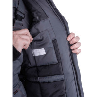 Зимний костюм ГК Спецобъединение КМ-10 ЛЮКС 3-4 класс, серый-красный-чёрный Кос 212/96/158