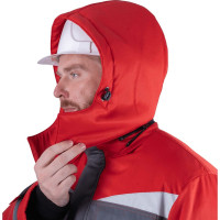 Зимний костюм ГК Спецобъединение КМ-10 ЛЮКС 3-4 класс, серый-красный-чёрный Кос 212/96/158