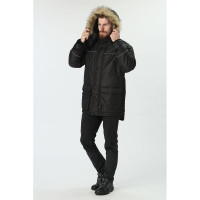 Зимняя куртка Факел Аляска-Люкс, тк.Cat’s eye, черный, размер 64-66, рост 182-188 87469420.012