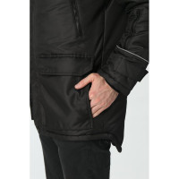 Зимняя куртка Факел Аляска-Люкс, тк.Cat’s eye, черный, размер 64-66, рост 182-188 87469420.012