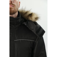 Зимняя куртка Факел Аляска-Люкс, тк.Cat’s eye, черный, размер 64-66, рост 182-188 87469420.012