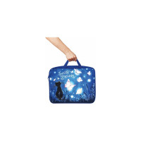 Папка BRAUBERG Sweet dreams на молнии, с ручками, А4, 1 отделение, полиэстер, ширина 80 мм 270959