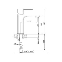 Смеситель для раковины Azario CADEO AZ-15944501 00078101