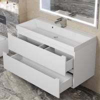 Подвесная тумба под раковину uperwood Tanos 100 см, белая 291020246