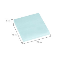 Стикеры Attache Bright colours с клеевым краем 76x76 мм голубой 100 листов 1495410